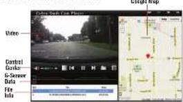 Video Control G-Sensor Data File Info Image Map