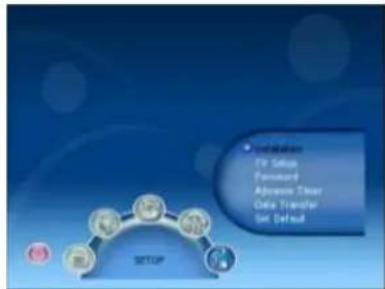 Options TV Media Password Advanced Token Delta Transfer Set Default SETUP
