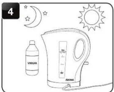 Aroma AWK-109B - REMOVING MINERAL DEPOSITS - 4