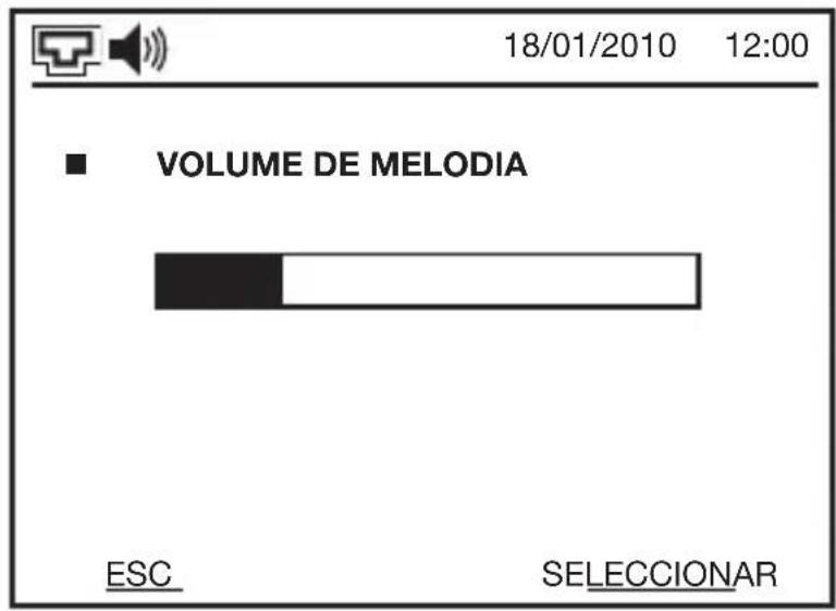 18/01/2010 12:00 VOLUME DE MELODIA ESC SELECCIONAR