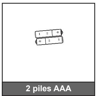 2 piles AAA