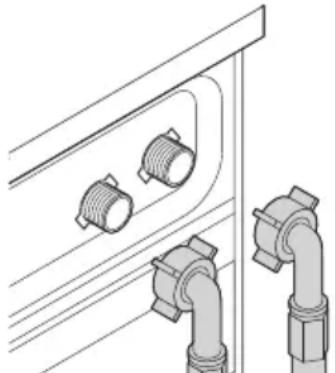 Ansonic WA 1207 - Connecting water supply - 1