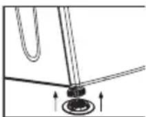 Saivod STE 7C - Ajuste de los pies - 1