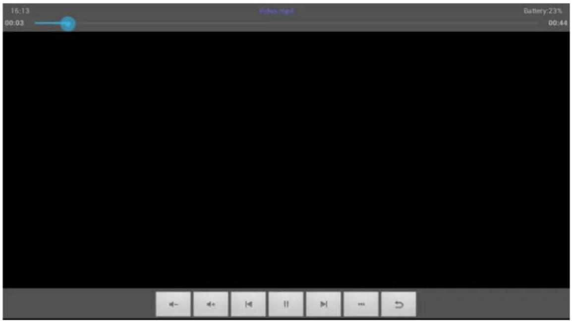 16:13 00:03 Video.mp4 Battery:23% 00:44