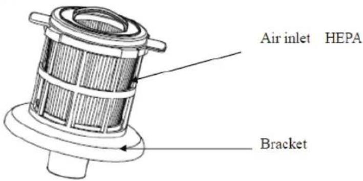 Air inlet HEPA Bracket