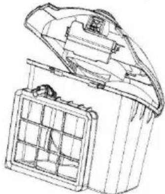 GORENJE VCEC03ZRCY - Vypráznění prachové nádoby - 3