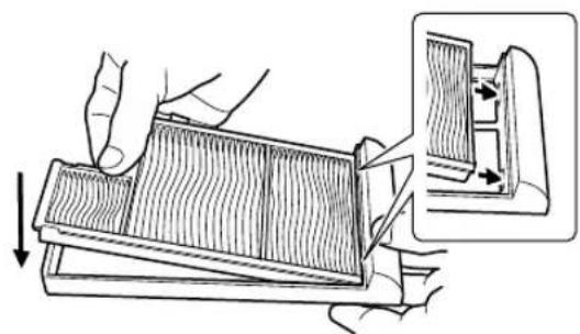 CANON XEED WUX6000 Medical - Replacing the Air Filter - 3