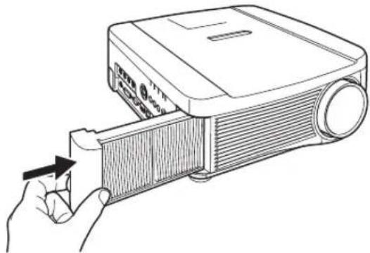 CANON XEED WUX6000 Medical - Replacing the Air Filter - 4