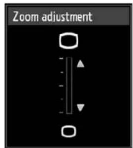 Zoom adjustment