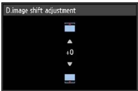 D.image shift adjustment +0