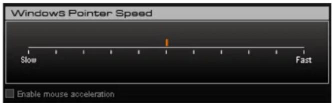 Windows Pointer Speed Slow Fast Enable mouse acceleration