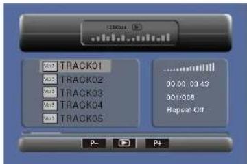 TRACK01 TRACK02 TRACK03 TRACK04 TRACK05 90.00 03:43 001:008 Repeat Off P- P+