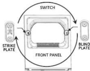 HOTPOINT HTDX100GDWW - Reversing the Door - 4