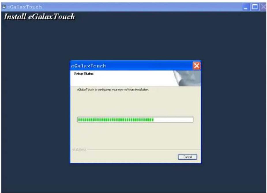eGalaxTouch Install eGalaxTouch eGalaxTouch Setup Status eGalaxTouch is configuring your new software installation. OK Cancel