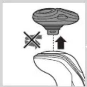 PHILIPS Series 5000 S5080 - Removing or attaching the click-on attachments - 1