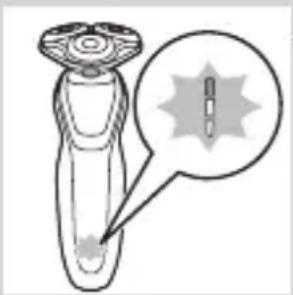 PHILIPS Series 5000 S5080 - 3-уровневый индикатор зарядки аккумулятора - 1