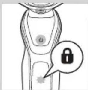 PHILIPS Series 5000 S5080 - Deactivating the travel lock - 1