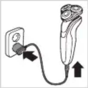 PHILIPS Series 5000 S5080 - Încărcarea cu un adaptor - 1