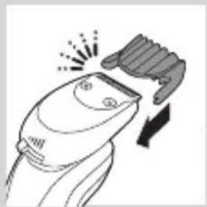 PHILIPS Series 5000 S5080 - Removing or attaching the click-on attachments - 6