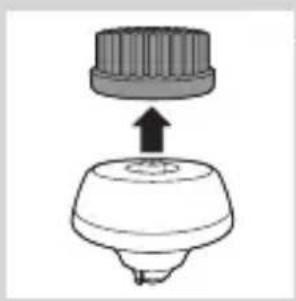 PHILIPS Series 5000 S5080 - Replacing the cleansing brush head - 1