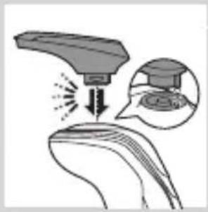 PHILIPS Series 5000 S5080 - Removing or attaching the click-on attachments - 3