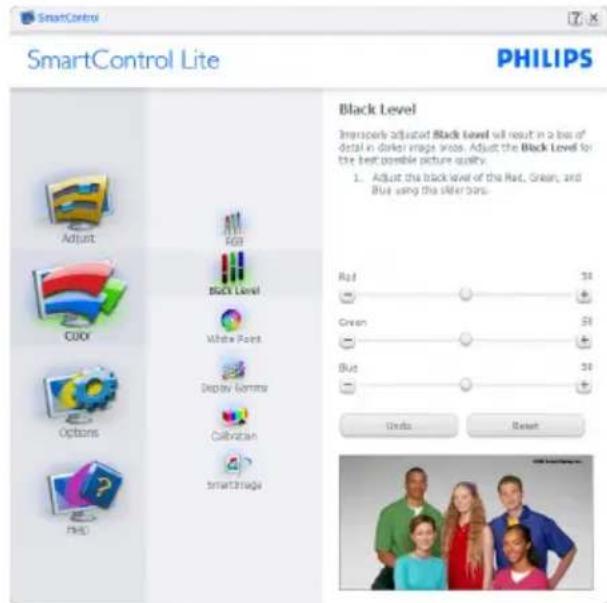 PHILIPS 233E4QHSD - Adjust (Säätövalikko): - 2