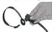 VTECH VSP500A - Position the headset - 6