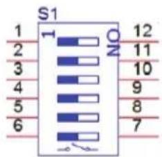 S1 1 1 NO 12 2 11 3 10 4 9 5 8 6 7