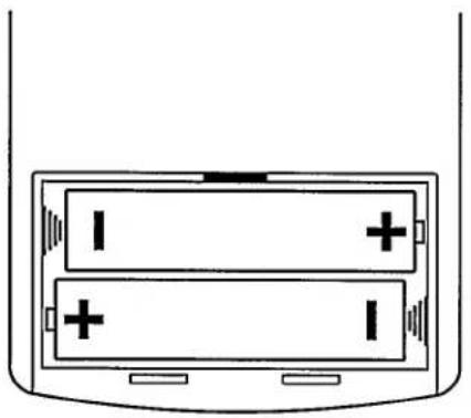 Diagram of a two-cell battery with two cells and two terminals, no text or symbols present