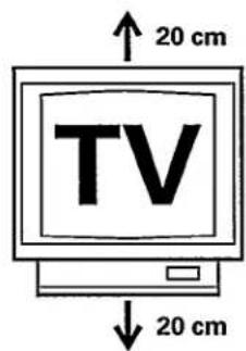 TV 20 cm 20 cm