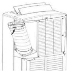 DIMPLEX GDC-AC9RW - EXHAUST PIPE AND DRAIN PIPE - 2
