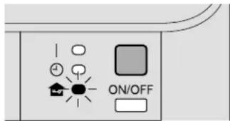 Control panel interface with icons for lighting, ON/OFF, and indicator lights