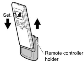 Set. Pull Remote controller holder