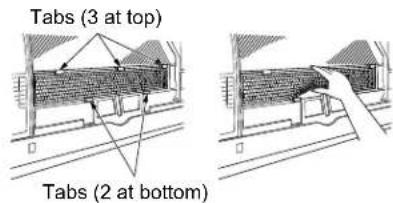 Tabs (3 at top) Tabs (2 at bottom)