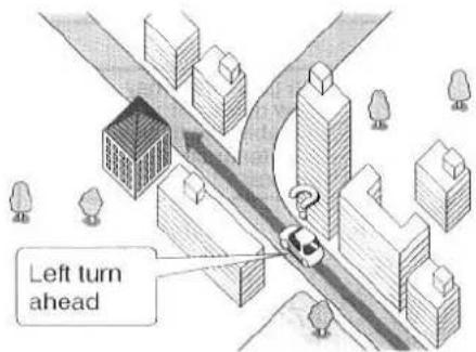 Left turn ahead