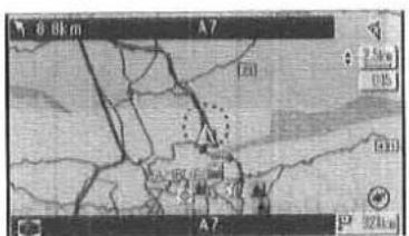 PANASONIC CN-DV2000 - Changing the Map Scale - 3