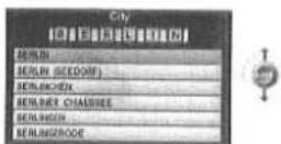 PANASONIC CN-DV2000 - Entering an Intersection by City Name - 4