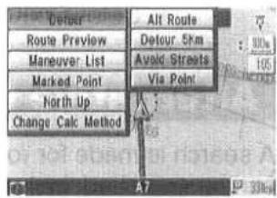 Deatur Route Preview Maneuver List Marked Point North Up Change Calc Method Alt Route Deatur 5km Avoid Streets Via Point A7 30km