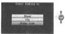 PANASONIC CN-DV2000 - Entering a Destination by Postal Code - 2