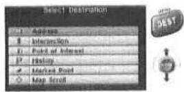 PANASONIC CN-DV2000 - Entering a Destination by City Name - 1