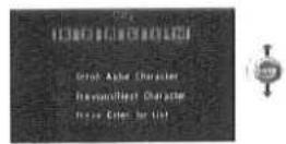 PANASONIC CN-DV2000 - Entering a Destination by City Name - 3