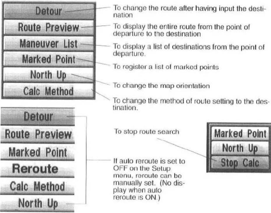 PANASONIC CN-DV2000 - Pop Up Menu - 1