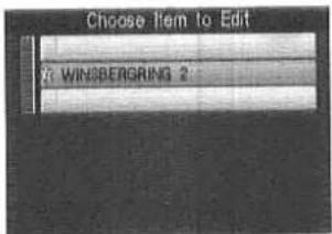 Choose Item to Edit WINBERGRING 2