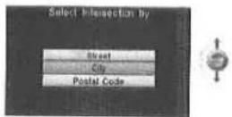 PANASONIC CN-DV2000 - Entering an Intersection by City Name - 2