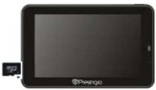 PRESTIGIO GeoVision 4700 iGo - Mikro SD kartı Takmak - 1