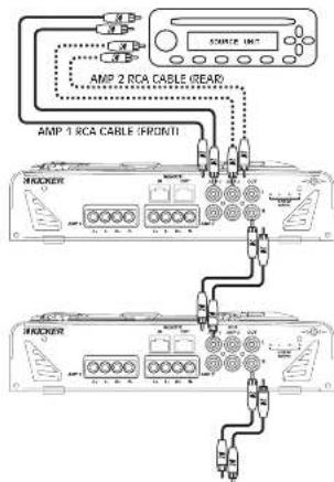 AMP 2 RCA CABLE (BEAR) AMP 1 RCA CABLE (FRONTI)