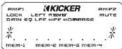 KICKER SX900.4 - VFD DISPLAY - 1