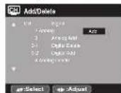 SANYO DP26671 - Add/Delete channel - 1
