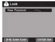 SANYO DP26671 - To register a password - 1