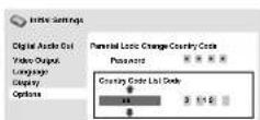 SANYO DP26671 - Country Code - 3
